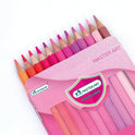 MASTERART Series Pink Pencils Special Collection Set of 12 Colors.