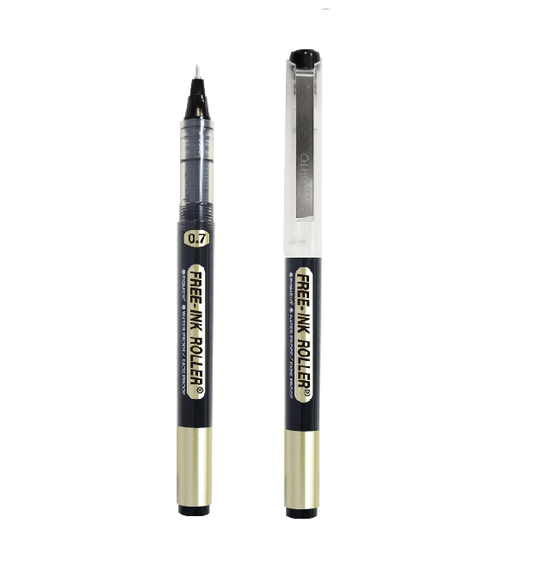 OHTO FREE-INK ROLLER 0.7 NEEDLE POINT PEN (Black Color)