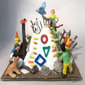Woody Paper Stone Clay
