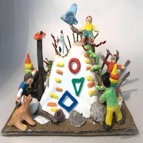 Woody Paper Stone Clay