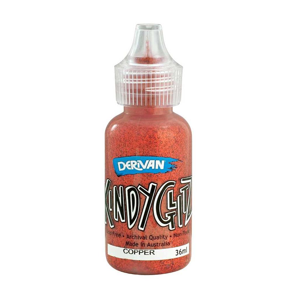 Derivan Kindy Glitz Copper  - Glitter Glue