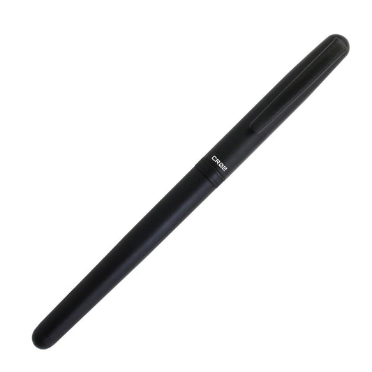 OHTO CR02 Ceramic Rollerball Pen, 0.7mm Fine Point Body Color Matte Black Refillable Water-Based Black Ink CR02-05-MBK Luxury Pens Fine Point Smooth Writing for Journaling Fancy Pen Made in Japan
