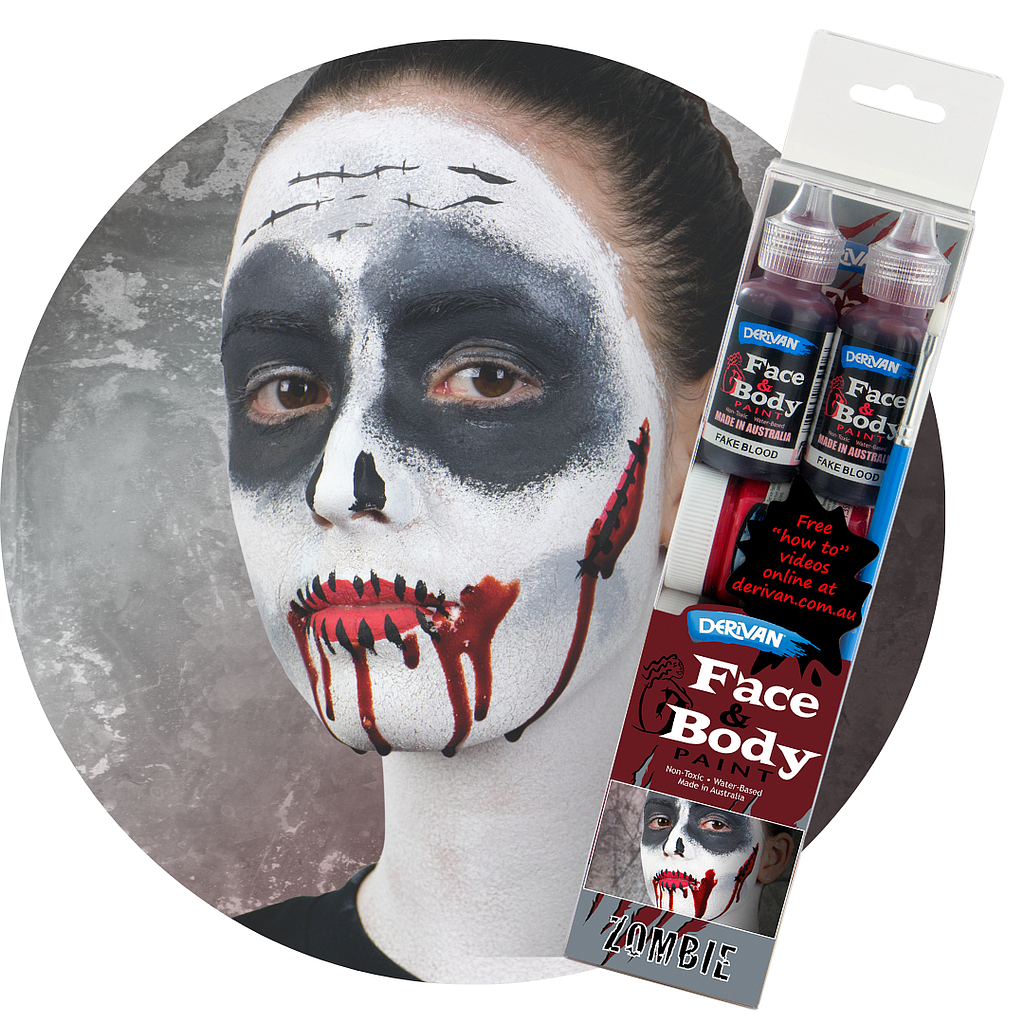 Derivan Face Paint Set Zombie