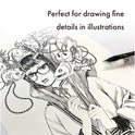 ZIG KURETAKE INKTOBER SPECIAL SET BLACK & WHITE ULTRA FINE  BRUSH PEN SET