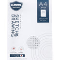 MasterArt Premium Grade Sketch & Drawing Book JP-04 | A4 Size (210 x 297 mm) | 30 Sheets | 100 GSM Extra White Paper | Ideal for Writing, Drawing & Sketching | Made in Thailand