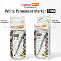 Leaderart UNID White Permanent Marker 3200 Pack of 10.MADE IN Malaysia
