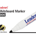 Leaderart Whiteboard Marker Of Bullet Tip Black Ink Set of 12. MADE IN Malaysia