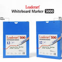 Leaderart Whiteboard Marker Of Bullet Tip Black Ink Set of 12. MADE IN Malaysia