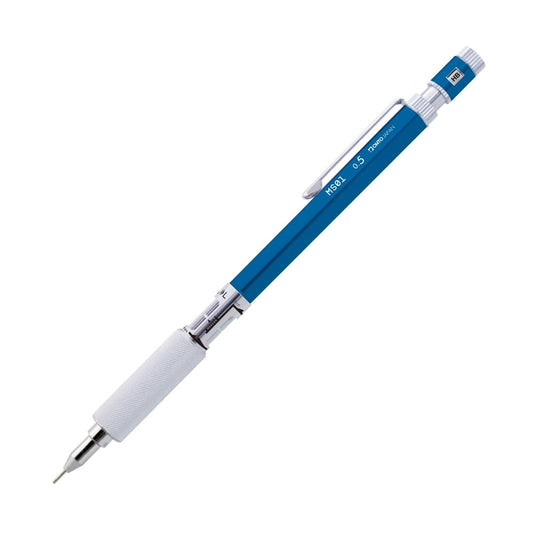 OHTO MS01 Mechanical Pencil 0.5mm Blue Color Drafting Pencil with Customizable Lead Length, Durable Metal Build, Ergonomic Grip and Versatile Design for Professionals and Artists. AP-Certified Japan