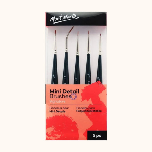 Mont Marte Mini Detail Brush Set 5Pc