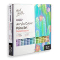 Mont Marte Acrylic Colour Pastel Paint Set Signature 24pc x 36ml (1.2 US fl.oz)