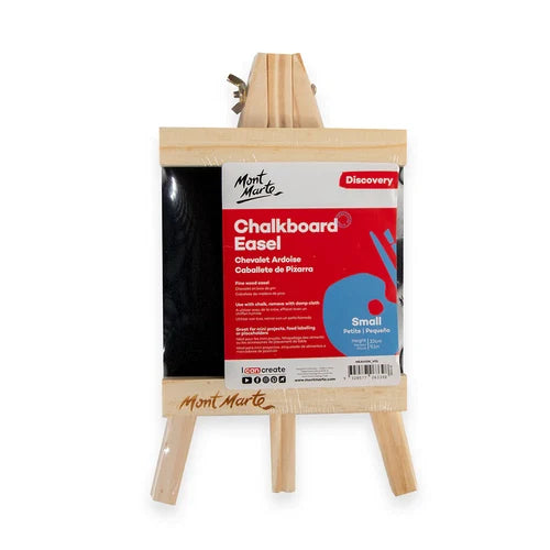 Mont Marte Discovery Chalkboard Easel (Small, 23.5cm).