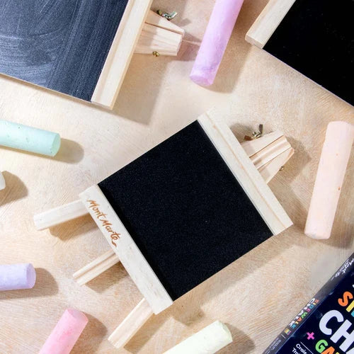 Mont Marte Discovery Chalkboard Easel (Small, 23.5cm).