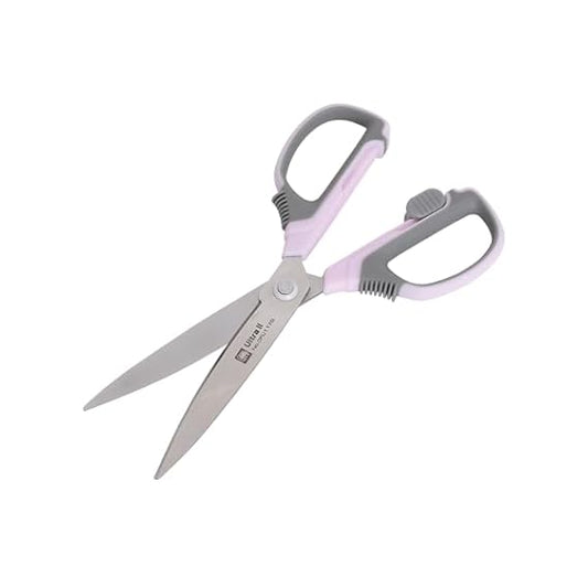 Elephant OFU-1170 Autolock Stainless Steel Scissor with Soft Grip Handle | Precision Sharp Blades for Paper, Cardboard & Craft Use | Ergonomic Non-Slip Handle | Ideal for Office, School & Home Use
