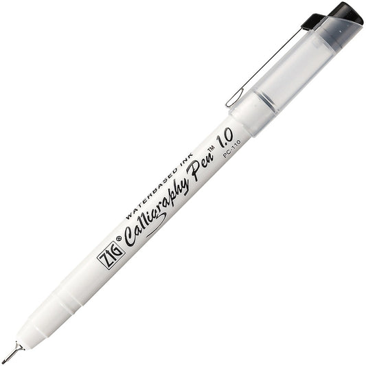 ZIG CALLIGRAPHY PEN 1.0 Square Tip 010 BLACK