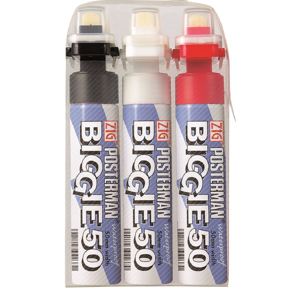 ZIG POSTERMAN BIGGIE 50 3 colors set