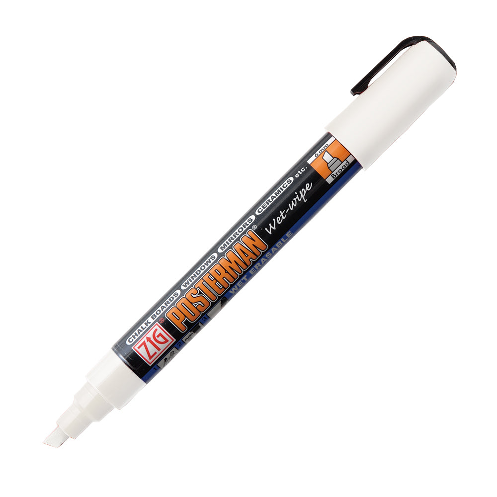 ZIG POSTERMAN WET-WIPE Broad TOTAL 27 COLORS