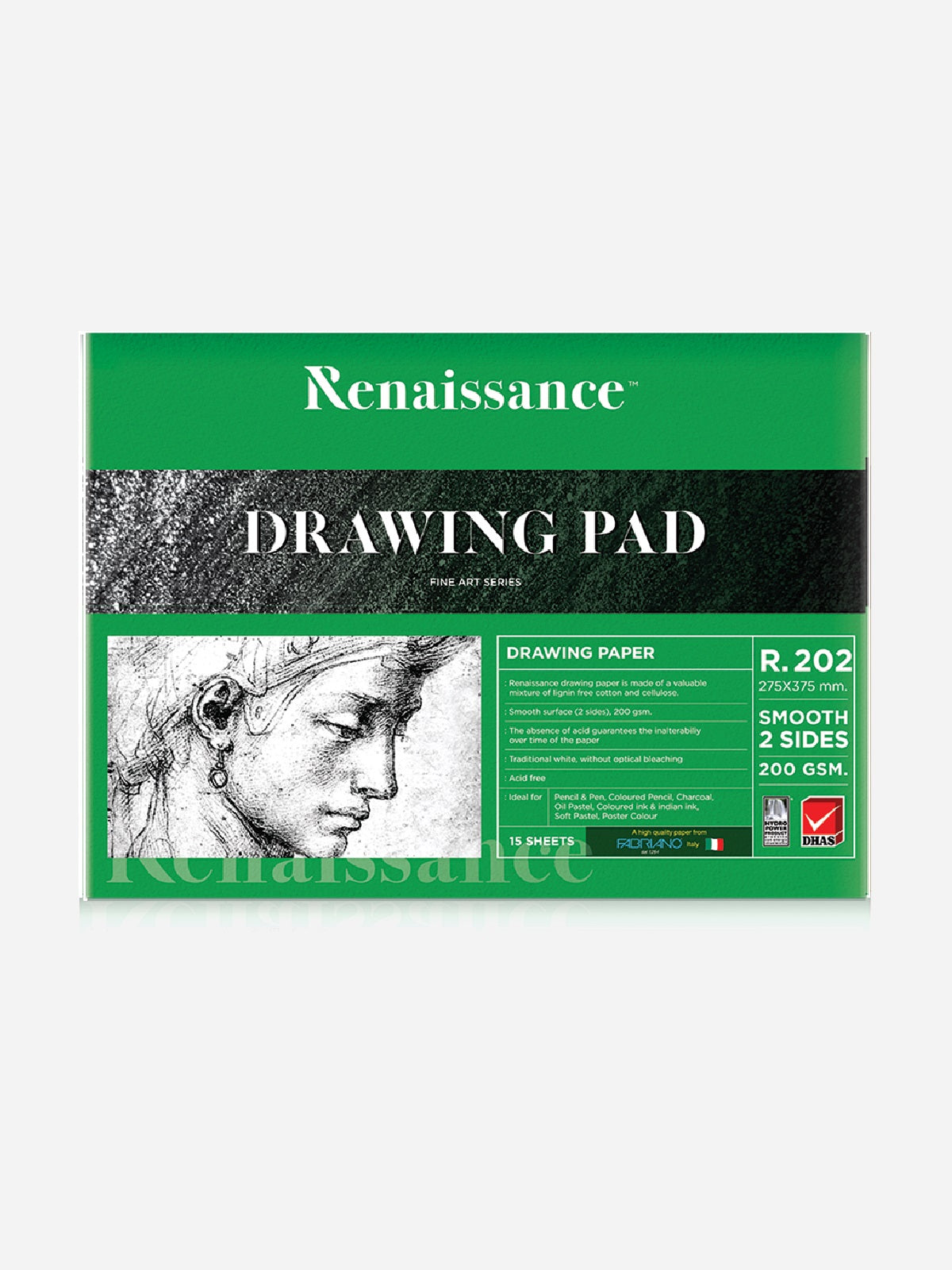 Renaissance Fabriano Drawing Pad (15 sheets, A3)