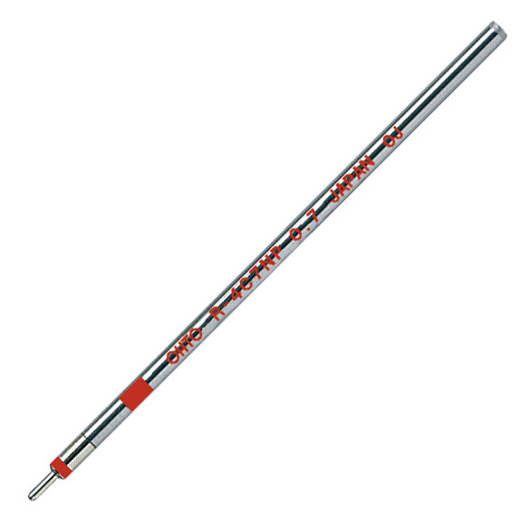 OHTO R-4C7NP Needle-Point Ballpoint Pen Refill -0.7 mm (RED)