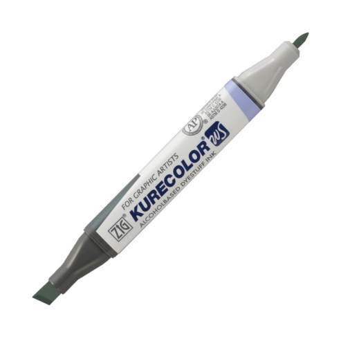 ZIG KURETAKE KURECOLOR TWIN WS 12 colors Gray Colors