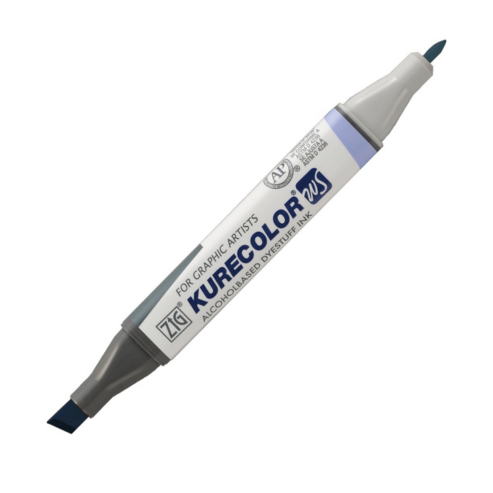 ZIG KURETAKE KURECOLOR TWIN WS 12 colors Gray Colors
