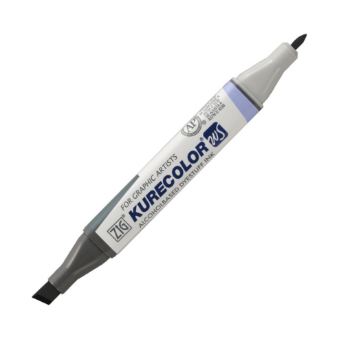 ZIG KURETAKE KURECOLOR TWIN WS 12 Cool Gray Colors