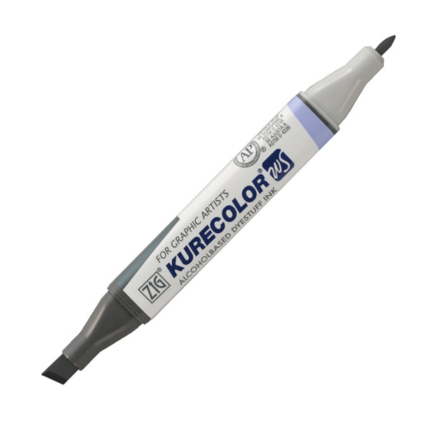 ZIG KURETAKE KURECOLOR TWIN WS 12 Cool Gray Colors