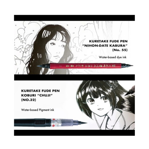 Kuretake ZIG Inktober 2022 Special Set, ILLUSTRATION BASIC SET 3 for Manga Drawing, Lettering and Calligraphy, Professional Artist Quality, Made in Japan
