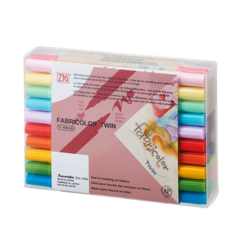 ZIG FABRICOLOR TWIN 30 colors set