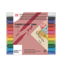 ZIG FABRICOLOR TWIN 12 colors set
