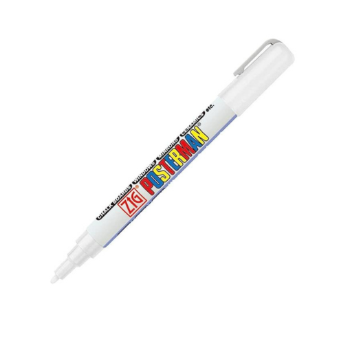 Zig Special Set Posterman White & Mangaka Fineliner 005 Pen for Mandala Sketching Outlining Doodling Calligraphy Journaling Use on Planners Hand-Lettering Card Making especially on Cards.