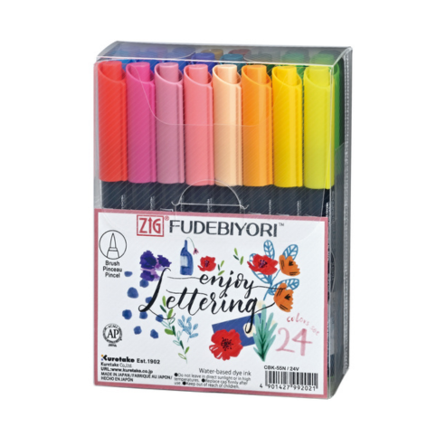 ZIG FUDEBIYORI 24 colors set