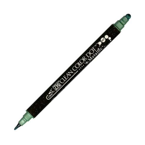 ZIG CLEAN COLOR DOT Metallic 121 GREEN