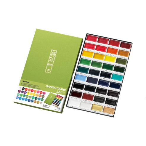 ZIG KURETAKE GANSAI TAMBI  36 colors set