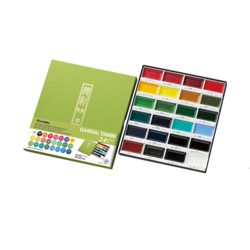 ZIG KURETAKE GANSAI TAMBI  24 colors set