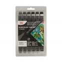 ZIG KURECOLOR TWIN WS 12 colors set Cool Gray Colors