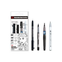 Kuretake ZIG Inktober Special Set, ZIG Illustration Basic Set NO.4 for Manga Drawing, Lettering and Calligraphy, Professional Artist Quality, Made in Japan
