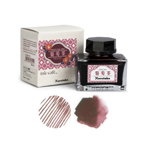 KURETAKE ink-cafe MEIJI NO IRO EBICHA(葡萄茶)
