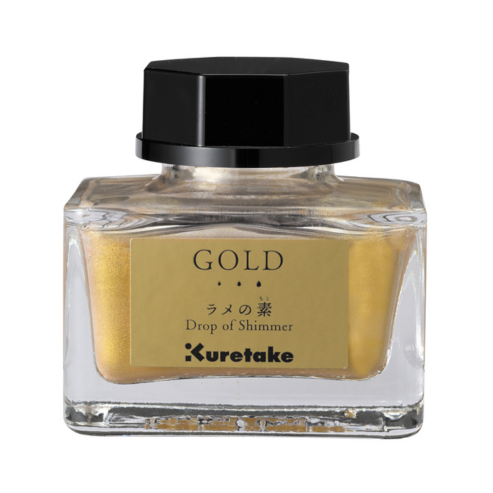 Zig Kuretake Ink-Cafe Drop of Shimmer, Gold Paste Ink, Add a Pearly or Glitter-Like Sparkle to Your Ink Professional-Quality for Artists and Crafters, Ap-Certified, for Adult, Made in Japan