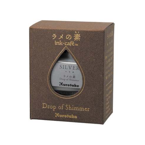 Zig Kuretake Ink-Cafe Drop of Shimmer, Silver Paste Ink, Add a Pearly or Glitter-Like Sparkle to Your Ink Professional-Quality for Artists and Crafters, Ap-Certified, for Adult, Made in Japan