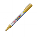 Zig KURETAKE Posterman Waterproof Chalk Marker (PMA-10A) Gold 0.7mm Extra Fine Tip Water resistant after drying, Hi-Opaque, No mess,Odourless, Xylene Free, Professional Quality.MADE IN JAPAN