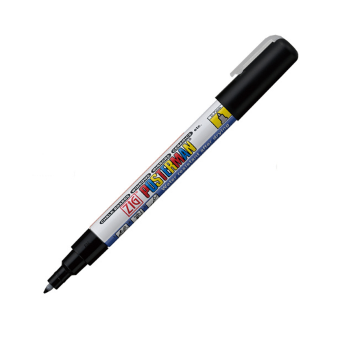Zig KURETAKE Posterman Waterproof Chalk Marker (PMA-10A) Black 0.7mm Extra Fine Tip Water resistant after drying, Hi-Opaque, No mess,Odourless, Xylene Free, Professional Quality.MADE IN JAPAN