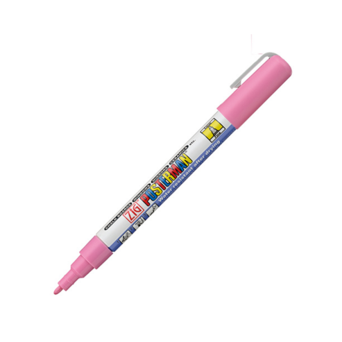Zig Posterman Waterproof Chalk Marker PMA-20/223 TENDER PINK 1mm Fine Tip Made In Japan