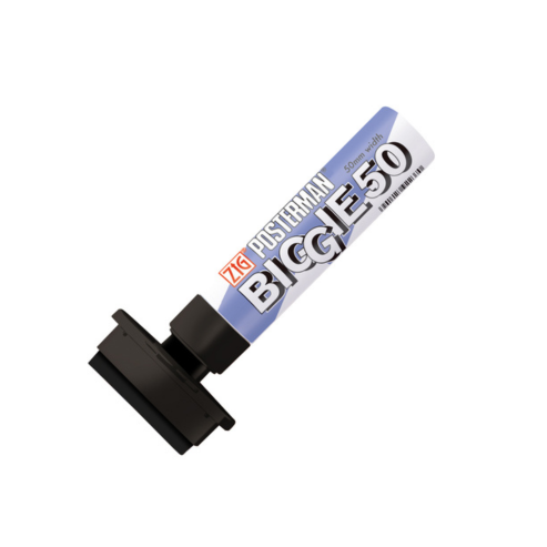 Zig POSTERMAN BIGGIE 50 PLUS BLACK Paint Marker Pen TIP SIZE: 50 mm |Reversible & Washable Tips | For Rocks Painting, Fabric, Wood, Canvas, Ceramic, Scrapbooking, DIY Crafts Made In Japan