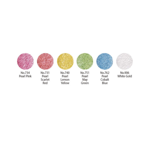 Zig KURETAKE GANSAI TAMBI �Pearl Colors� 6 colors set WATERCOLOR SYSTEM BRUSH2O Detailer combo set