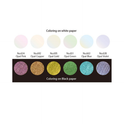 KURETAKE GANSAI TAMBI ”Opal Colors” 6 colors set WITH ZIG WATERCOLOR SYSTEM BRUSH2O Detailer COMBO SET