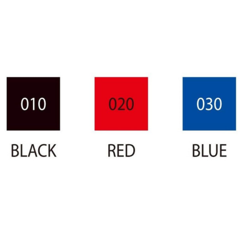 Zig Kuretake Calligraphy Pen 3.0 Oblique Tip Black,Red,Blue,3 Color Set,For Italic and Gothic Calligraphy Beginners, Odourless, Xylene Free, Professional quality.AP-Certified JAPAN.