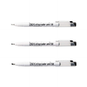 Zig CALLIGRAPHY PEN OBLIQUE Tip BLACK 3 Set, 1mm, 2mm, 3mm, For Italic and Gothic Calligraphy Beginners, AP-Certified, Odourless, Xylene Free, Professional quality, Made in Japan Kuretake