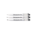 Zig Calligraphy Pen Set – 1mm, 2mm & 3mm Black Ink Tips, Smooth Flow for Elegant Hand Lettering, Journaling, Greeting Cards & Art Projects. AP-Certified Japan