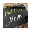Zig FUDEBIYORI Brush Pens Metallic set of 3 perfect for lettering, illustration on dark papers, art, calligraphy, journaling, Archival quality, Odourless, Flexible brush tip. AP-Certified JAPAN